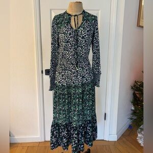 Michael Kors Floral Long Sleeve Dress